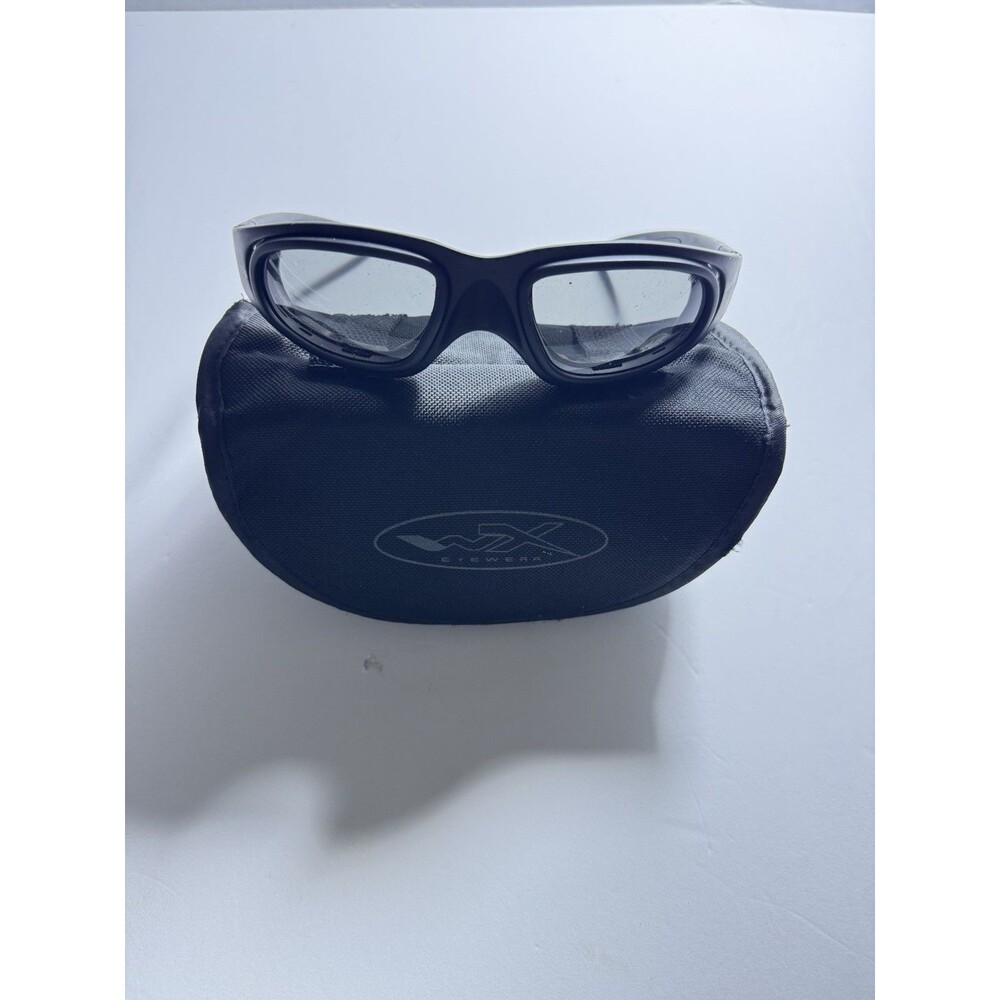 Wiley X SG-1 Tactical Goggles Matte Black Frame ANSI Z87-2 Made in Italy Case